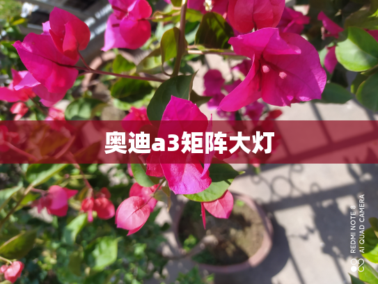 奥迪a3矩阵大灯