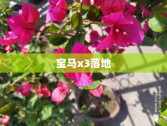 宝马x3落地